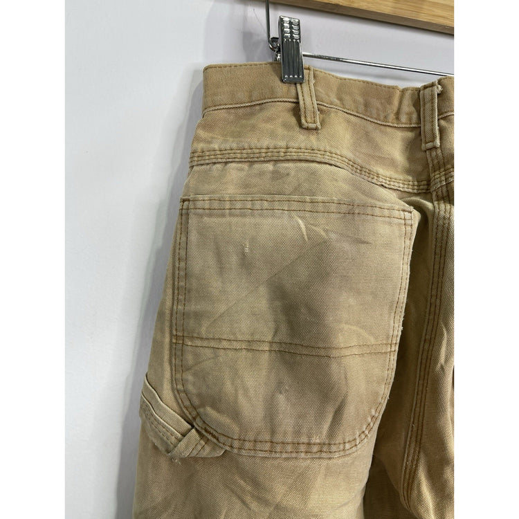 Mens Dickies Khaki Carpenter Work Pants 32x30