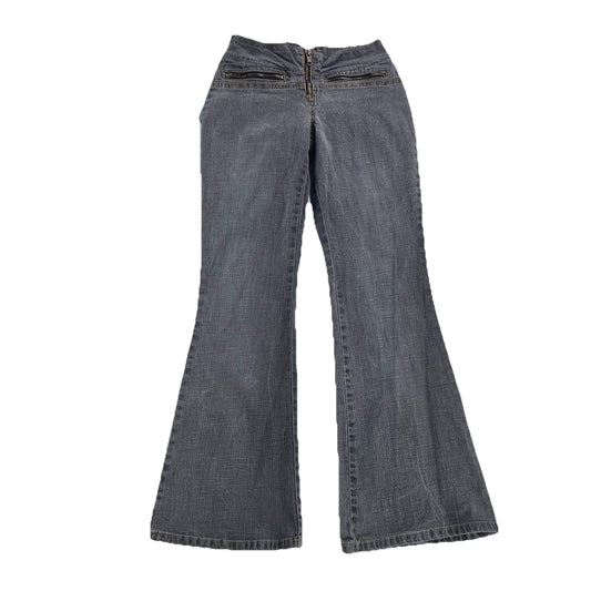 Womens Mid 2000s Vintage No Boundaries Gray Bootcut Jeans Size Juniors 5