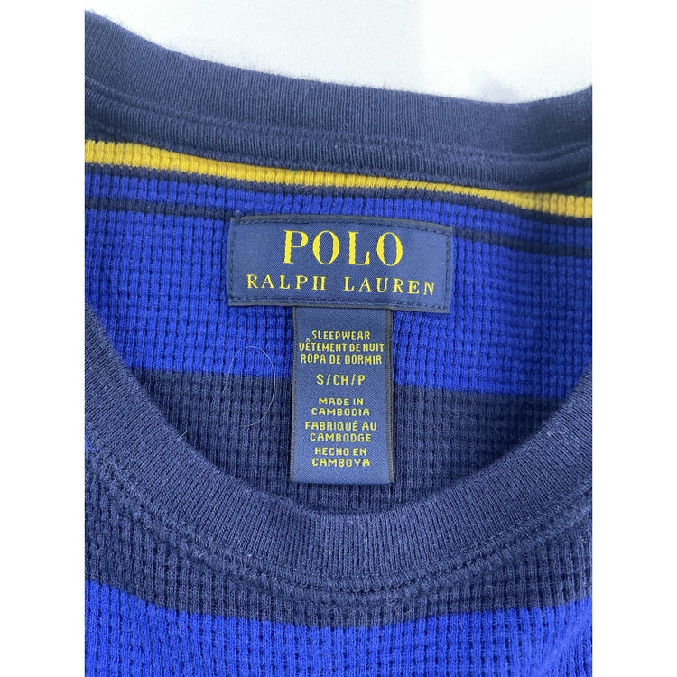 Mens Polo Ralph Lauren Size Small Striped Long Sleeve