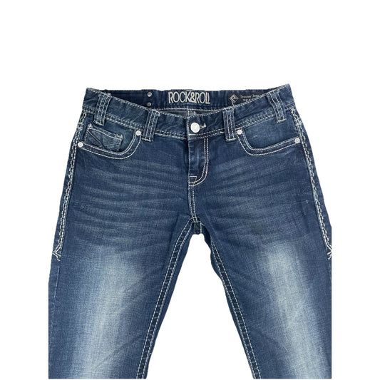 Women’s Rock And Roll Trouser Jeans Size 28x34