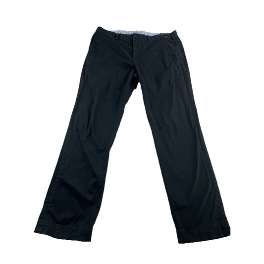 Mens Polo Ralph Lauren Size 38X32 Black Slacks