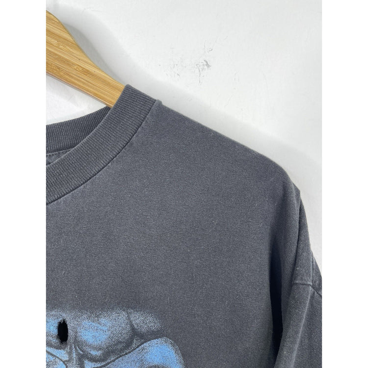 VTG Mens Stone Cold Steve Austin Lean Mean Double Sided Wrestling T Shirt Sz 2XL