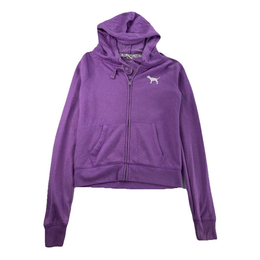 Womens Victoria Secret Regular Purple Zip Up Jacket Size XS