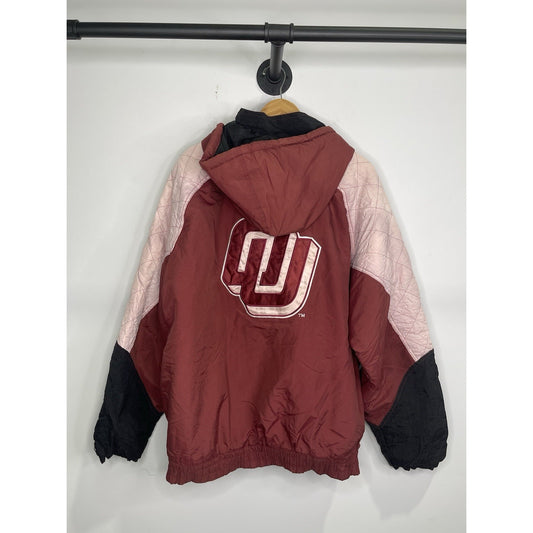 Oklahoma Sooners Vintage Starter Puffer Jacket Sz XL