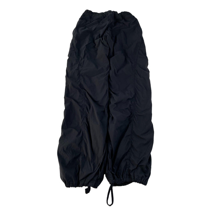 Women's Lululemon Athletica Black Parachute Wide-Leg Track Pants Size M