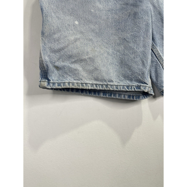 Vintage Men’s Carhartt Light Wash Denim Carpenter Shorts 36x8