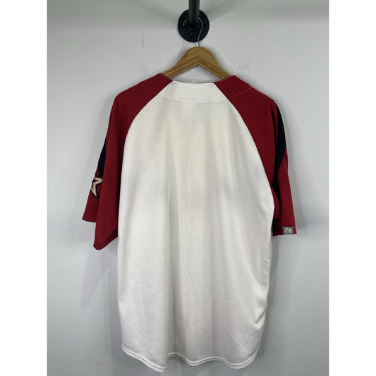 majestic men’s Houston Astros 2000’s white/red jersey 2XL/XL