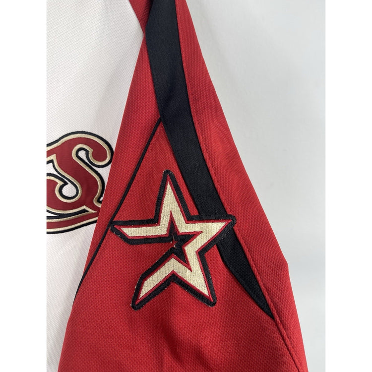 majestic men’s Houston Astros 2000’s white/red jersey 2XL/XL